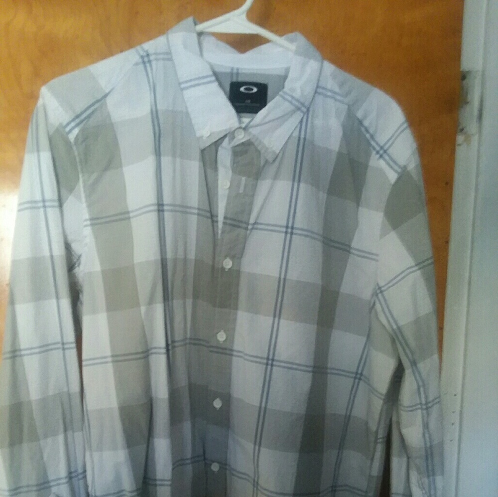 Mens Oakley Button Up Shirt